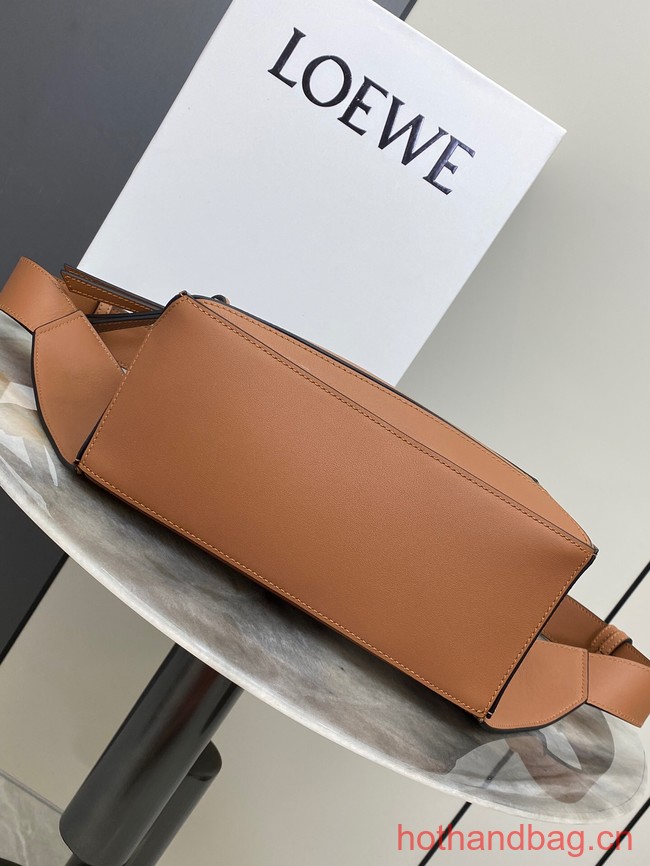 Loewe Small Classic Leather Puzzle Fanny Pack 02963 brown