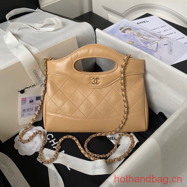 Chanel mini 31 bag AP3656 Apricot