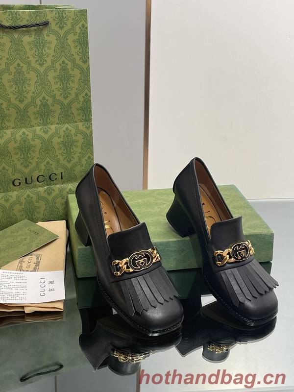 Gucci Shoes GUS00356 Heel 5.5CM