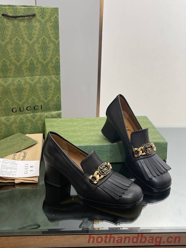 Gucci Shoes GUS00356 Heel 5.5CM