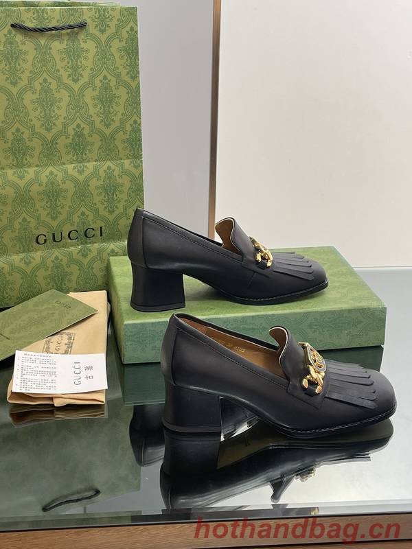 Gucci Shoes GUS00356 Heel 5.5CM