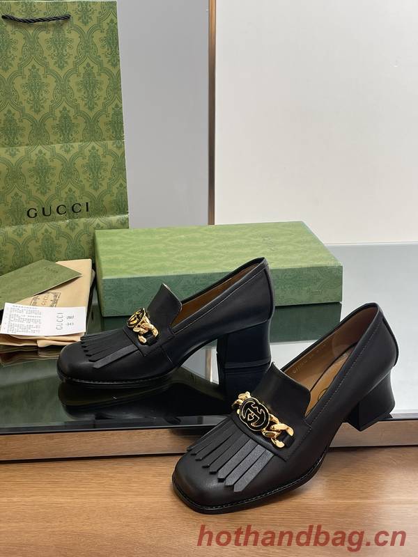 Gucci Shoes GUS00356 Heel 5.5CM