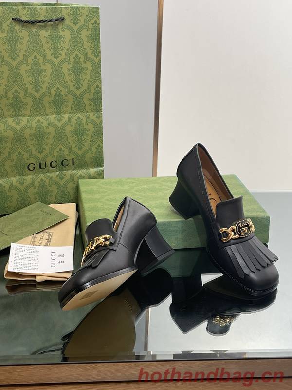 Gucci Shoes GUS00356 Heel 5.5CM