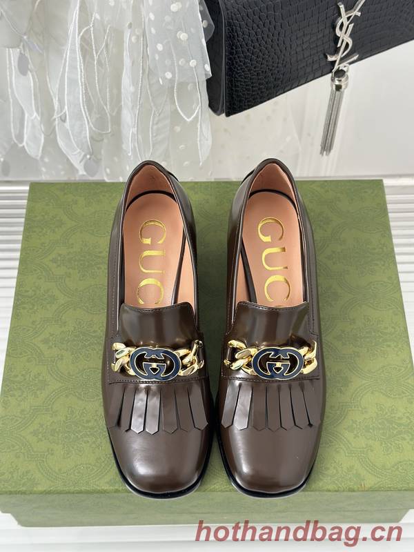 Gucci Shoes GUS00385 Heel 5.5CM