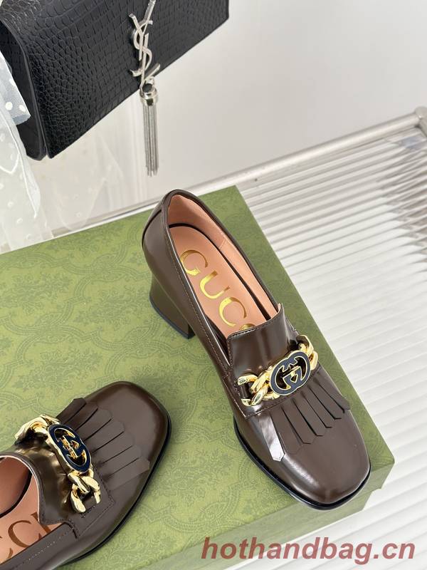Gucci Shoes GUS00385 Heel 5.5CM