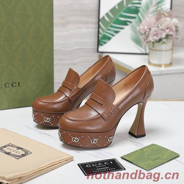 Gucci Shoes GUS00595 Heel 11CM
