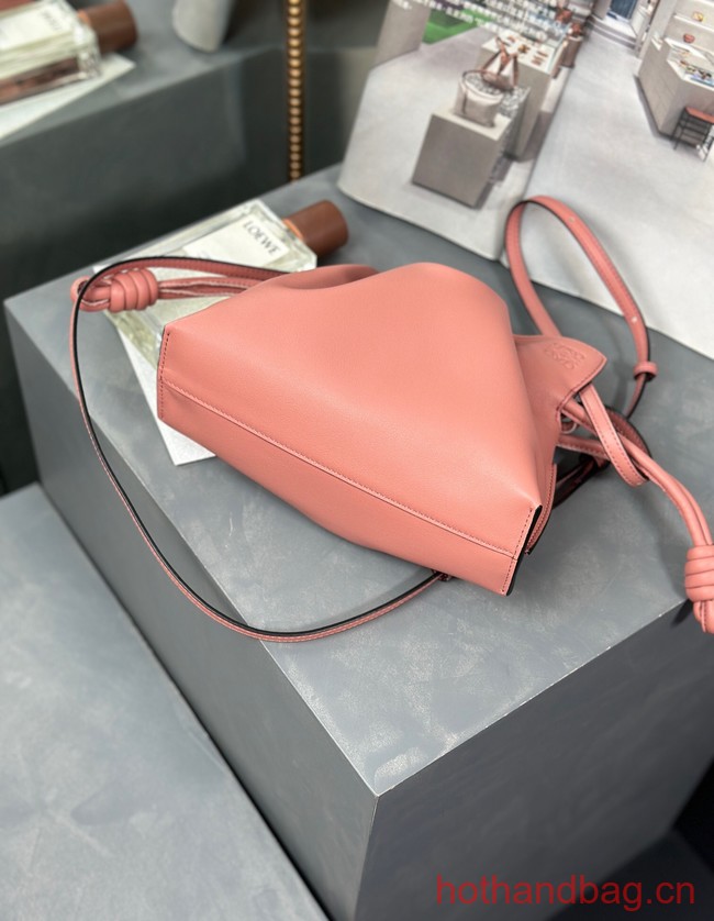 Loewe Mini Napa Leather Flamenco clutch 26941 pink