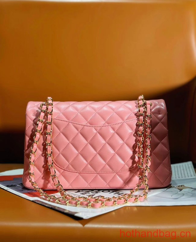 Chanel CLASSIC HANDBAG A01112 Coral Pink