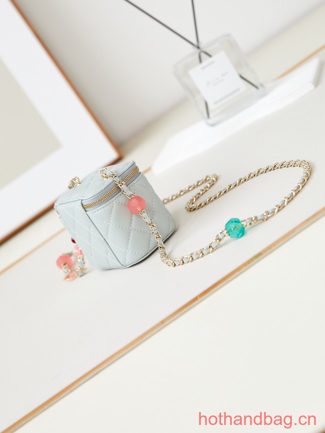 Chanel CLUTCH WITH CHAIN AP3230 light blue