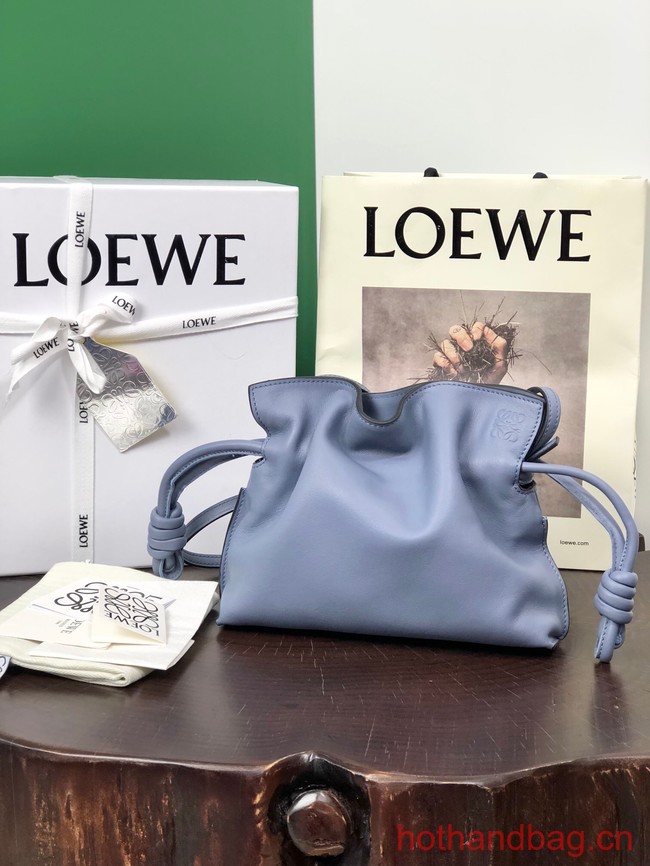 Loewe Mini Napa Leather Flamenco clutch 26941 Light purple