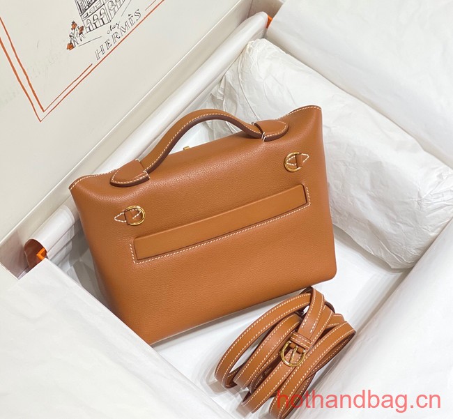 Hermes Original Togo Leather Bag H3621 brown