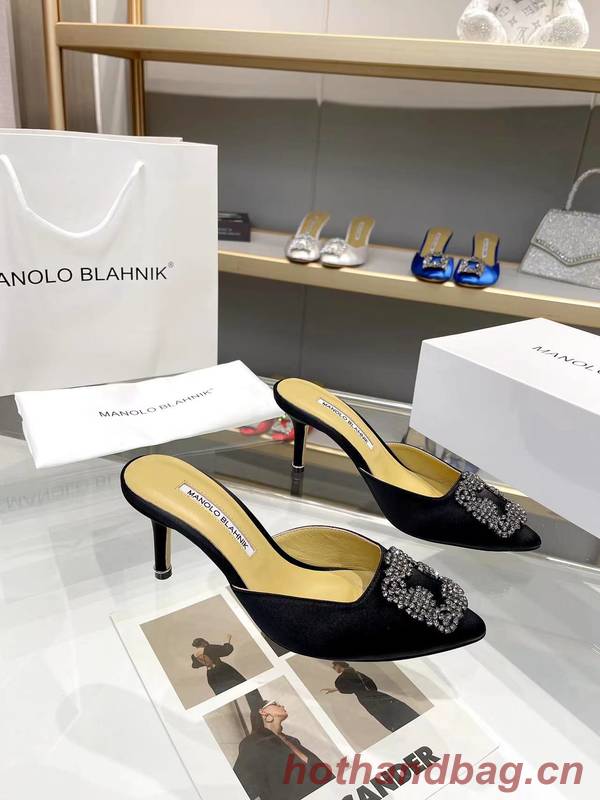 Manolo Blahnik Shoes MBS00047 Heel 7.5CM