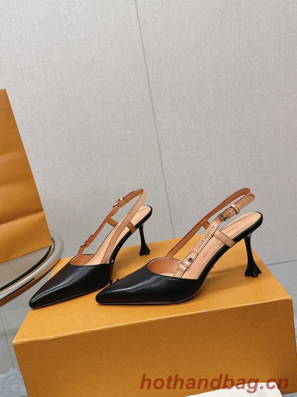 Louis Vuitton Shoes LVS00501 Heel 7.5CM