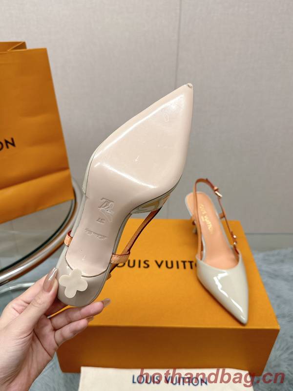 Louis Vuitton Shoes LVS00502 Heel 7.5CM
