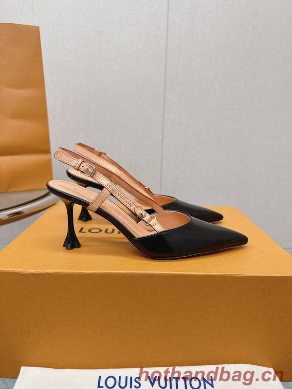 Louis Vuitton Shoes LVS00503 Heel 7.5CM