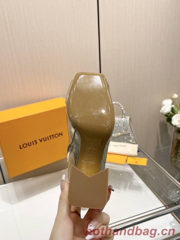 Louis Vuitton Shoes LVS00669 Heel 9CM
