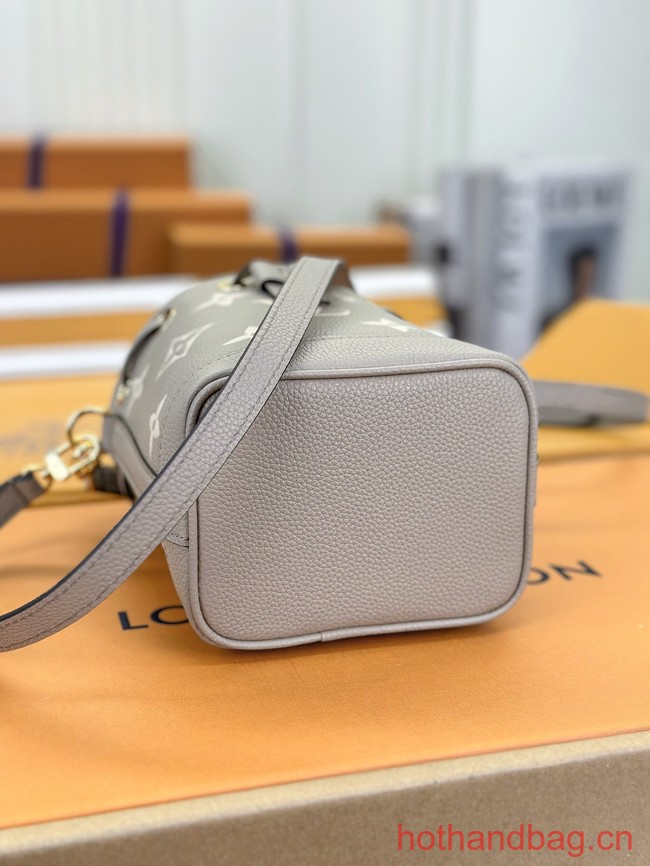 Louis Vuitton Nano Noe M46291 Tourterelle Gray & Cream