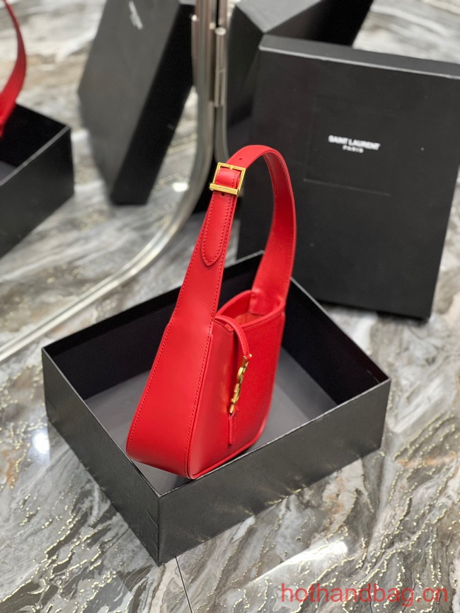 SAINT LAURENT LE 5 A 7 IN SMOOTH LEATHER 657228 RED