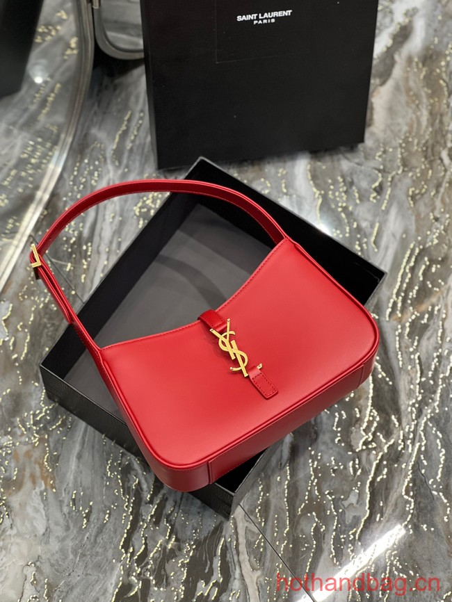SAINT LAURENT LE 5 A 7 IN SMOOTH LEATHER 657228 RED