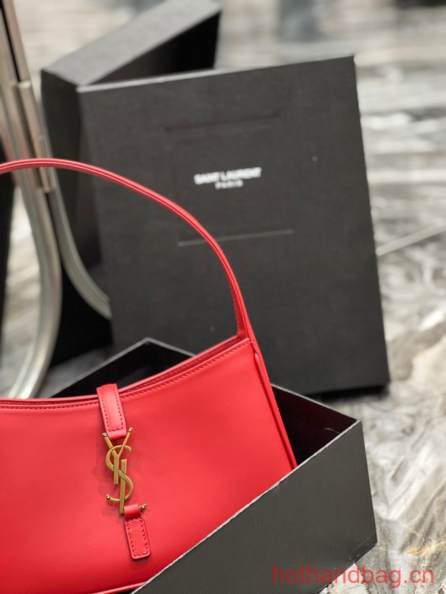 SAINT LAURENT LE 5 A 7 IN SMOOTH LEATHER 657228 RED