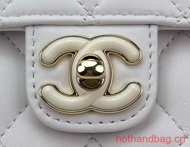 Chanel CLUTCH WITH CHAIN AS3782 white