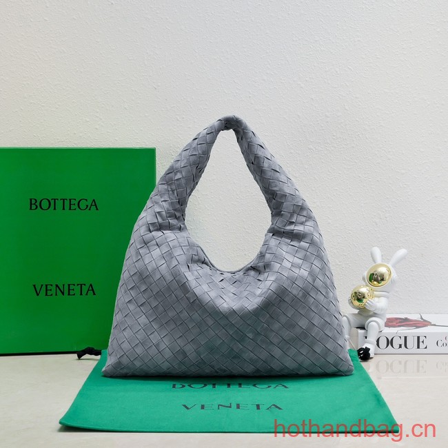 Bottega Veneta Medium Hop Hop intrecciato suede top handle bag 763966 Thunder