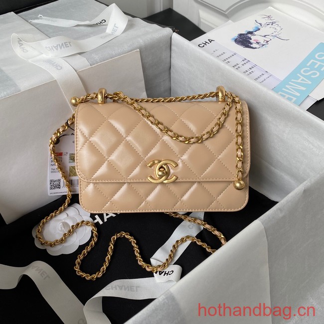 Chanel SMALL FLAP BAG AS2289 Apricot