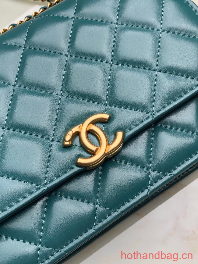 Chanel SMALL FLAP BAG AS2289 blue