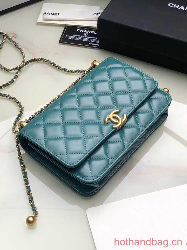 Chanel SMALL FLAP BAG AS2289 blue