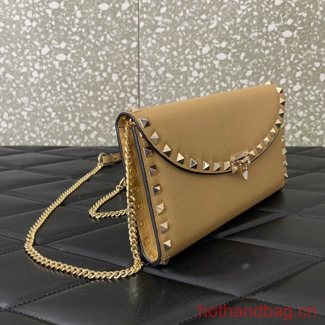 VALENTINO GARAVANI Loco Calf leather bag 0059 Apricot