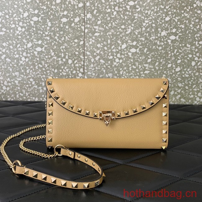 VALENTINO GARAVANI Loco Calf leather bag 0059 Apricot