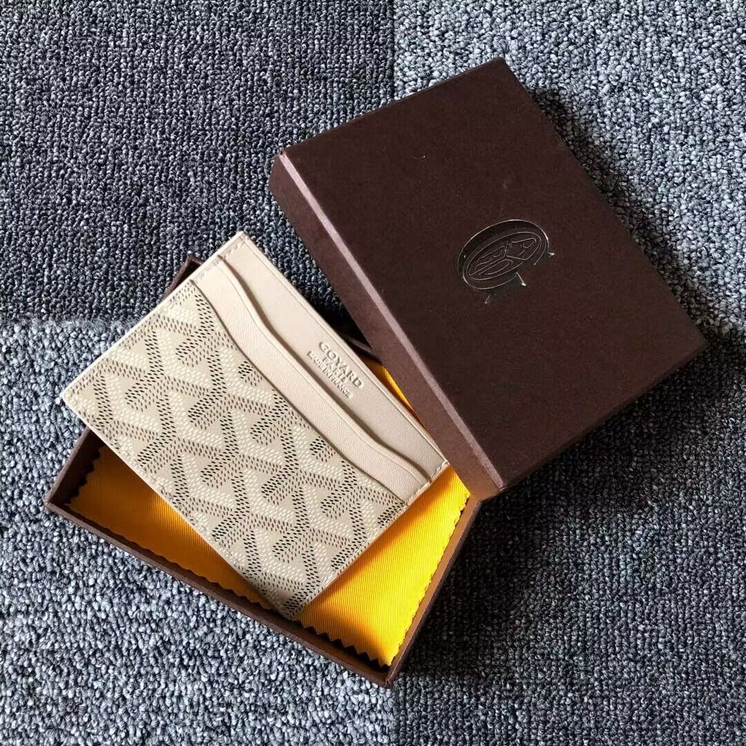 Goyard Card case G9988 White