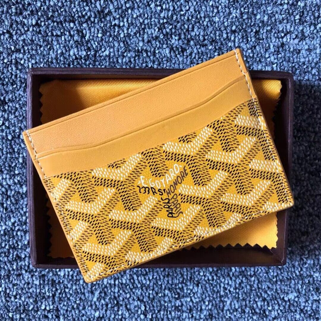 Goyard Card case G9988 Yellow