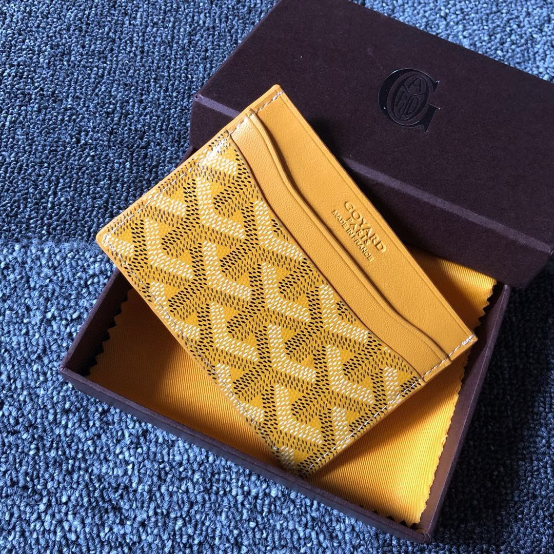 Goyard Card case G9988 Yellow