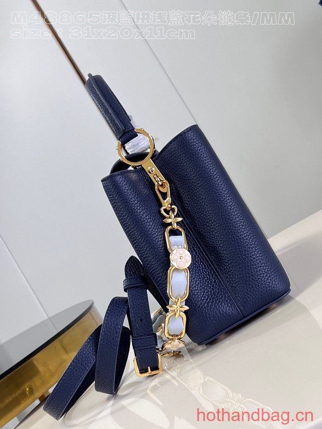 Louis Vuitton Capucines MM M22512 Midnight Blue