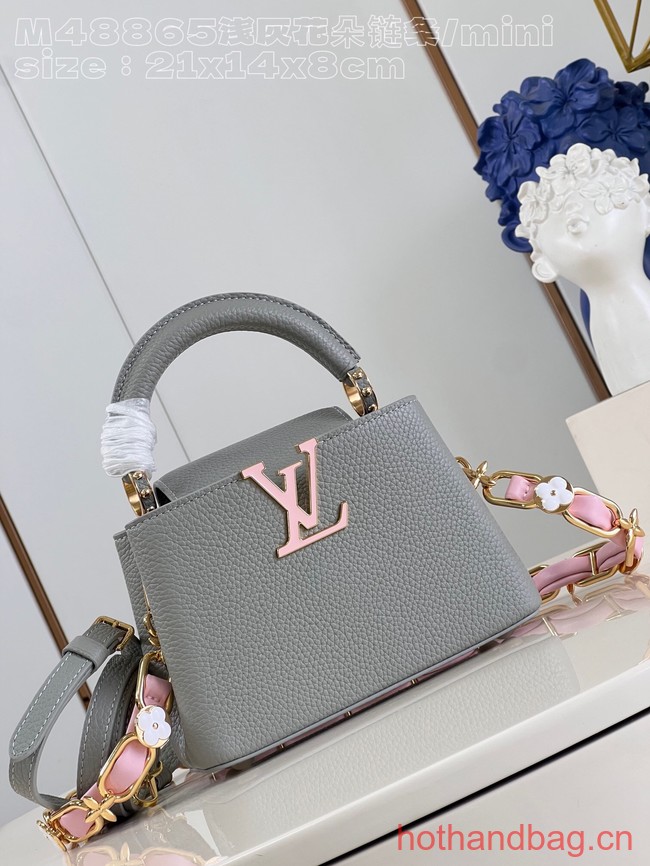 Louis Vuitton Capucines Mini M23363 Ice Grey