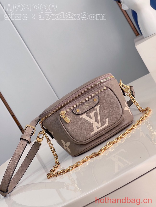 Louis Vuitton Mini Bumbag M82335 Tourterelle Gray & Cream