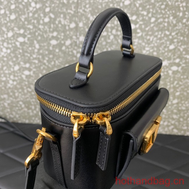 VALENTINO Mini LOCO calfskin box bag HT098 BLACK