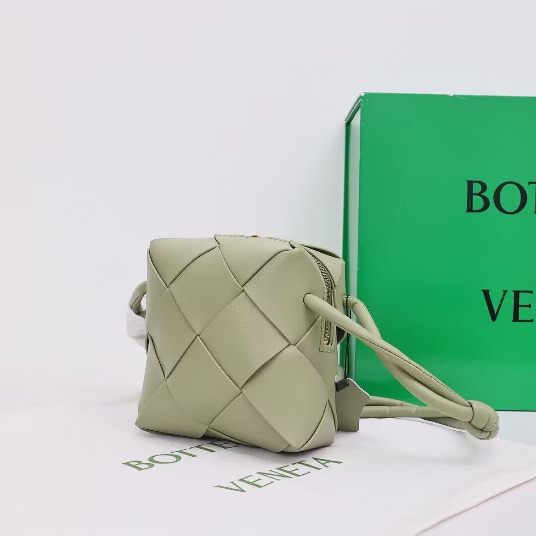Bottega Veneta Mini Cassette Camera Bag 701915 Light Green