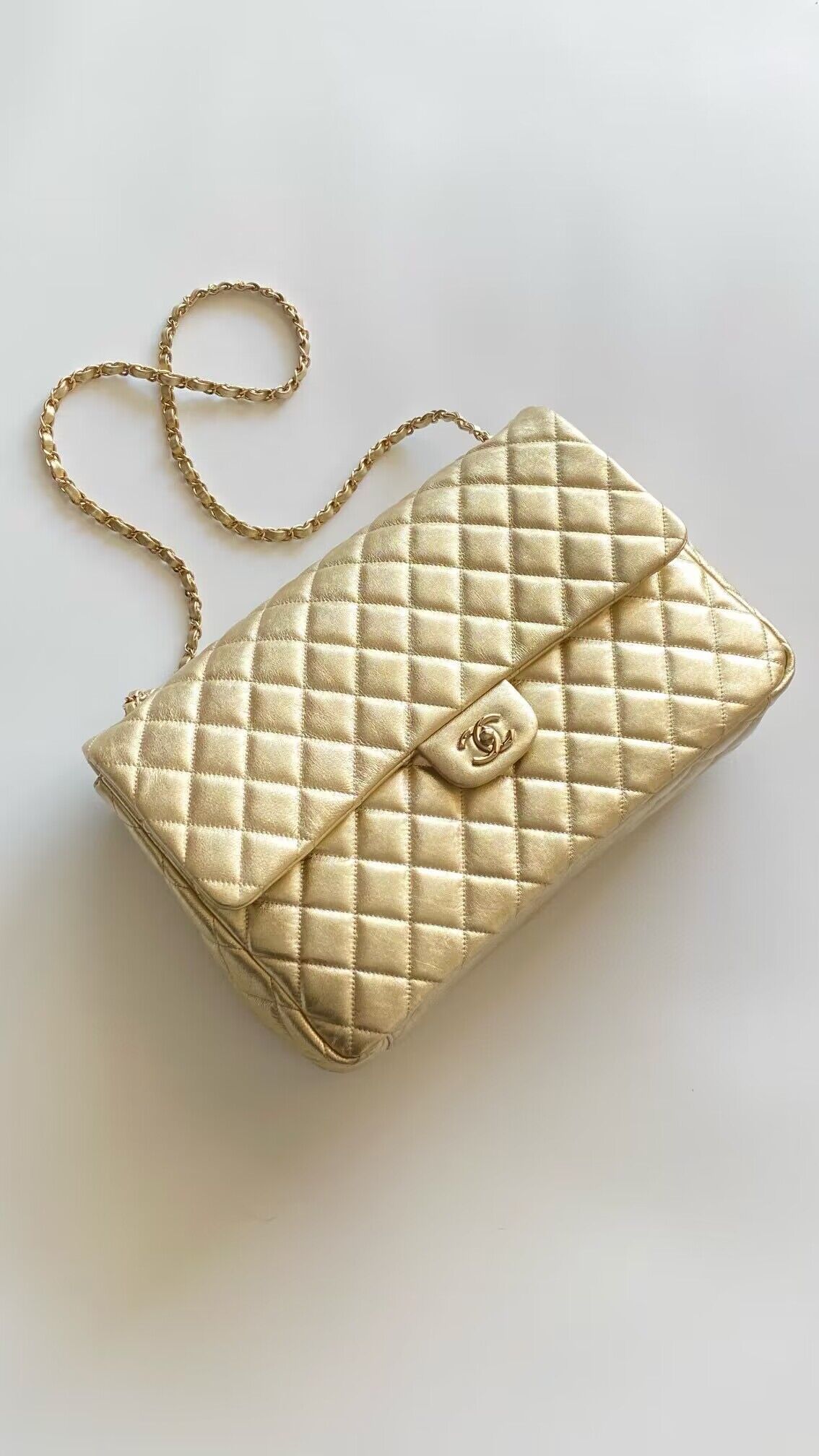 Chanel LARGE 2.55 HANDBAG AS4661 Gold