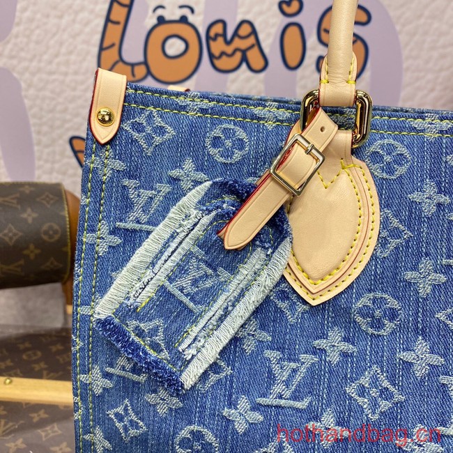 Louis Vuitton OnTheGo MM M46871 Denim Blue