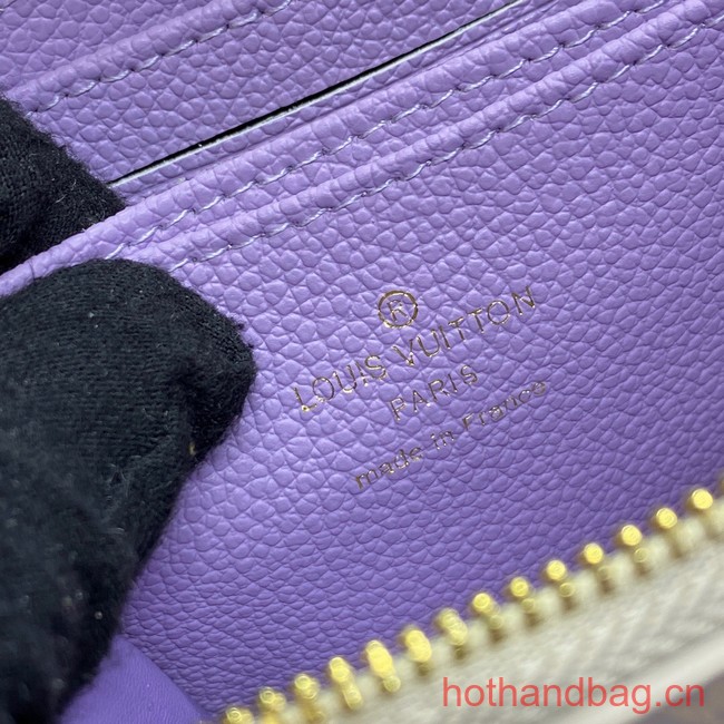 Louis Vuitton Zippy Coin Purse M60574 Bubble Tea Mauve