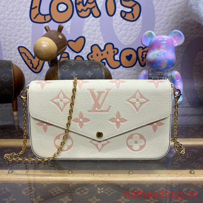 Louis Vuitton Felicie Pochette M83025 pink