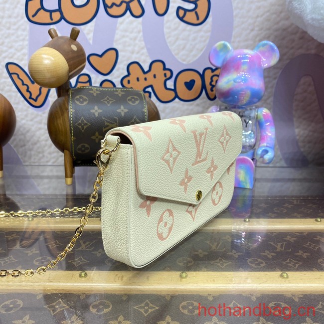 Louis Vuitton Felicie Pochette M83025 pink