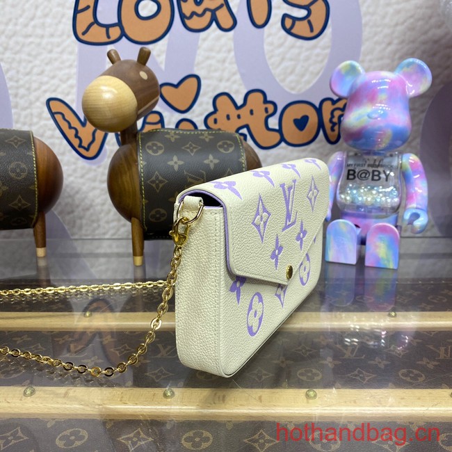 Louis Vuitton Felicie Pochette M83025 Bubble Tea Mauve