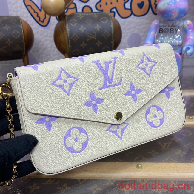 Louis Vuitton Felicie Pochette M83025 Bubble Tea Mauve