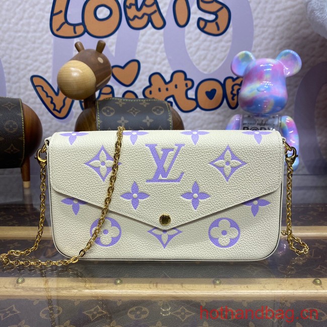 Louis Vuitton Felicie Pochette M83025 Bubble Tea Mauve