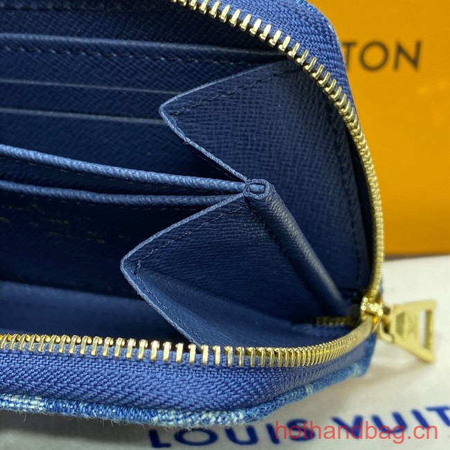 Louis Vuitton Zippy Coin Purse M82957 Denim Blue