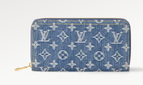 Louis Vuitton Zippy Wallet M82958 Denim Blue