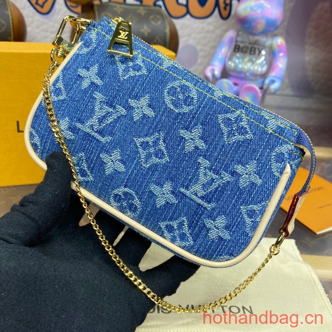 Louis Vuitton Zippy Wallet M82960 Denim Blue